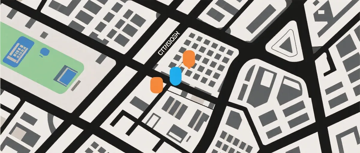 办公位置示意图